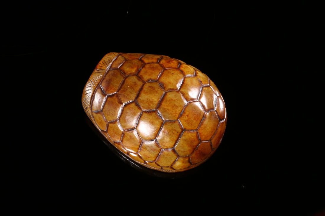 An Archaic Jade Tortoise Shell - 3