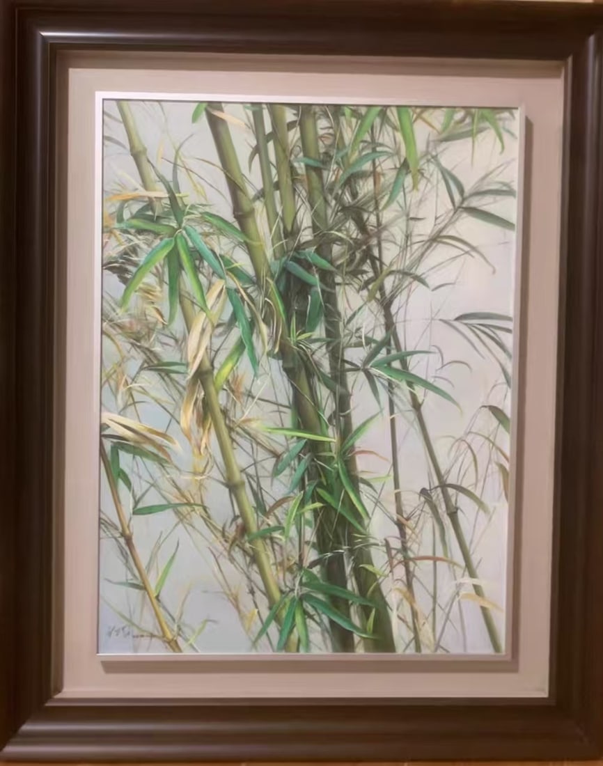 An Oil Painting: An Oil Painting. Painting: 26.77" x 18.90"; Frame: 31.50" x 39.37".