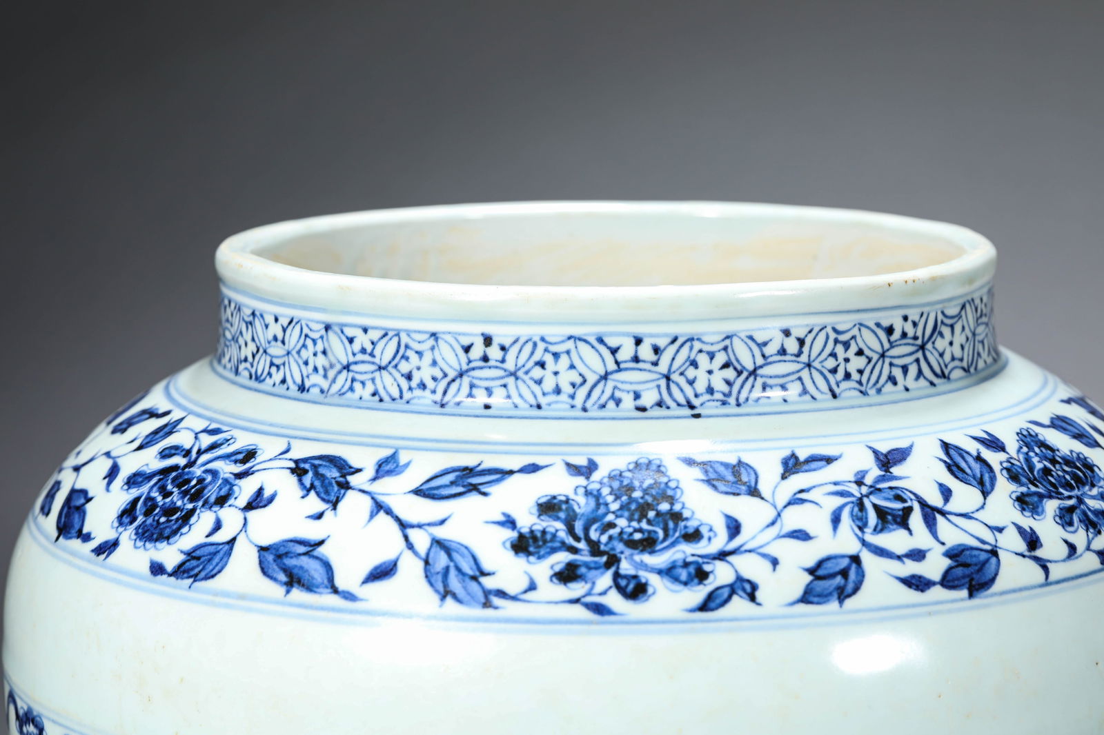 Blue and White Dragon Jar - 2