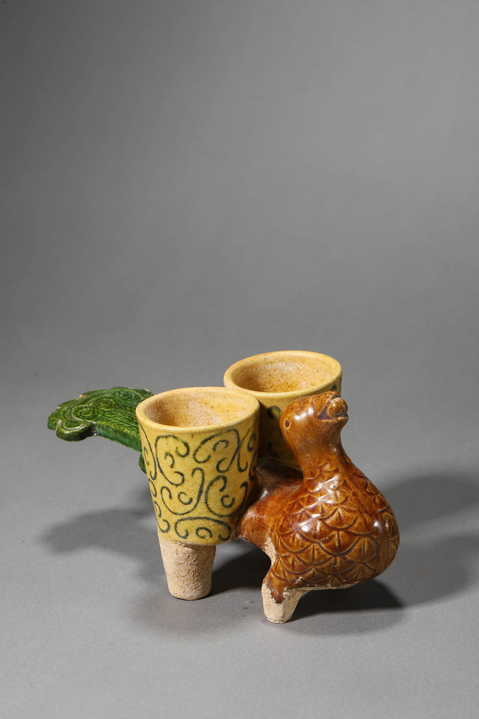 Pottery Cup Duck-Form Vessel - 3