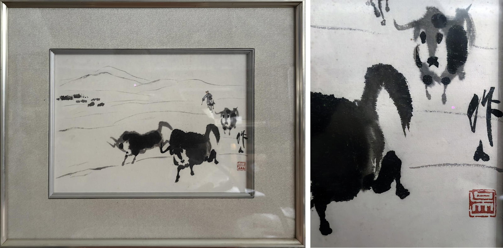 Attributed to Wu Zuoren, Chinese Painting, Ink on Paper: Attributed to Wu Zuoren, Chinese Painting, Ink on Paper. 12.99"×9.45"