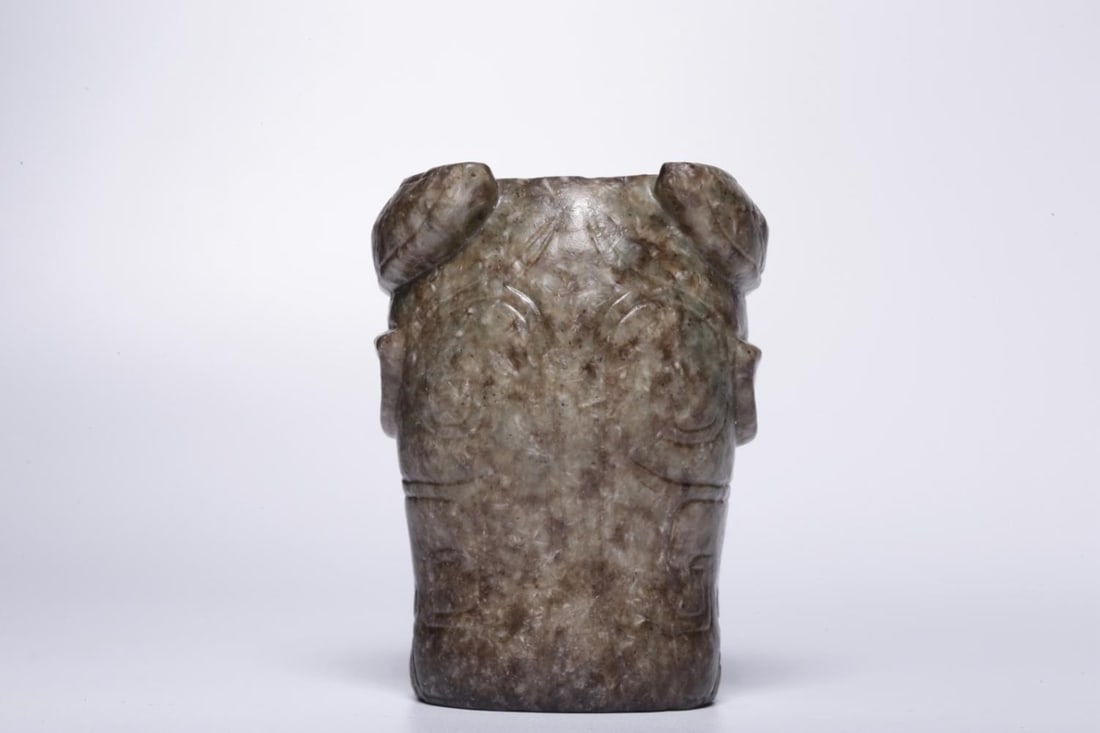 A Jade Figure Ring - 5