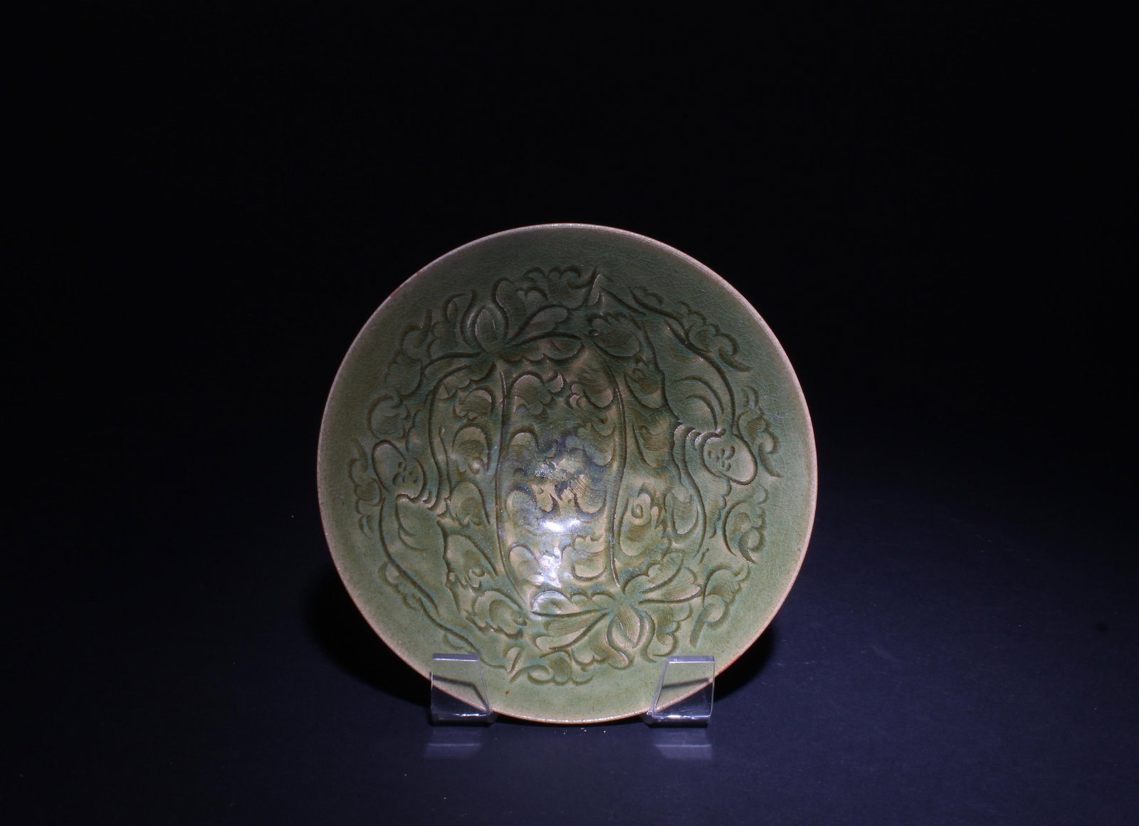 A Yaozhou Bowl: A Yaozhou Bowl. Dimensions: 6.45" x 2".