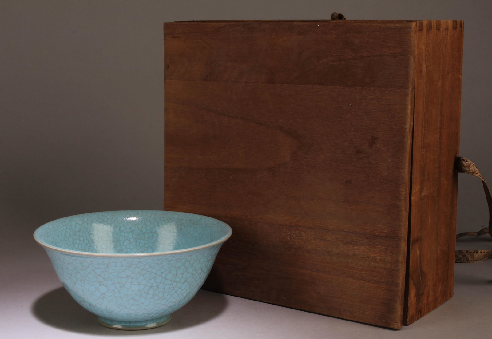 A Ruyao Bowl: A Ruyao Bowl. Dimension: 3.3" x 7".
