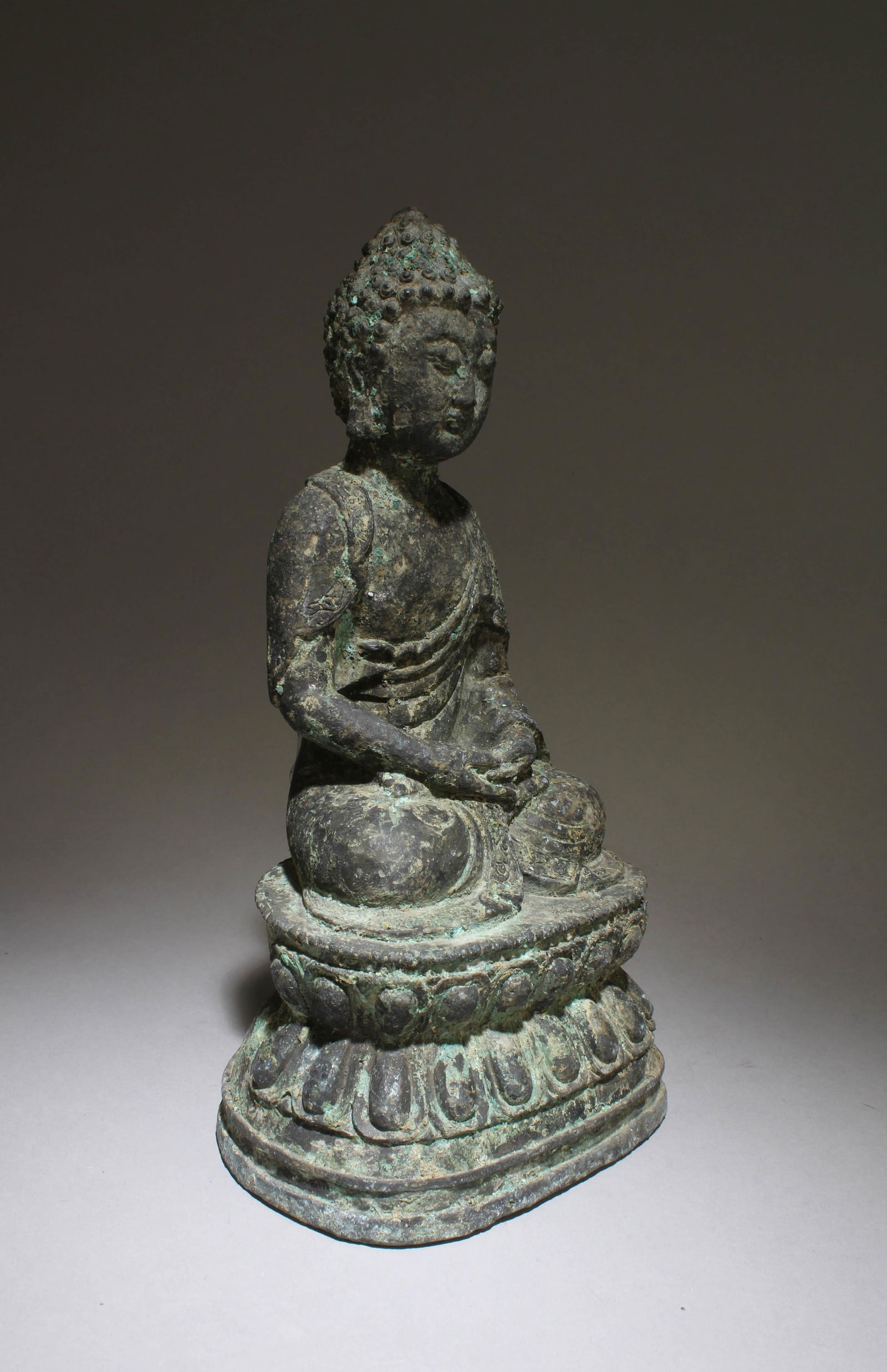 A Bronze Buddha Statue - 3