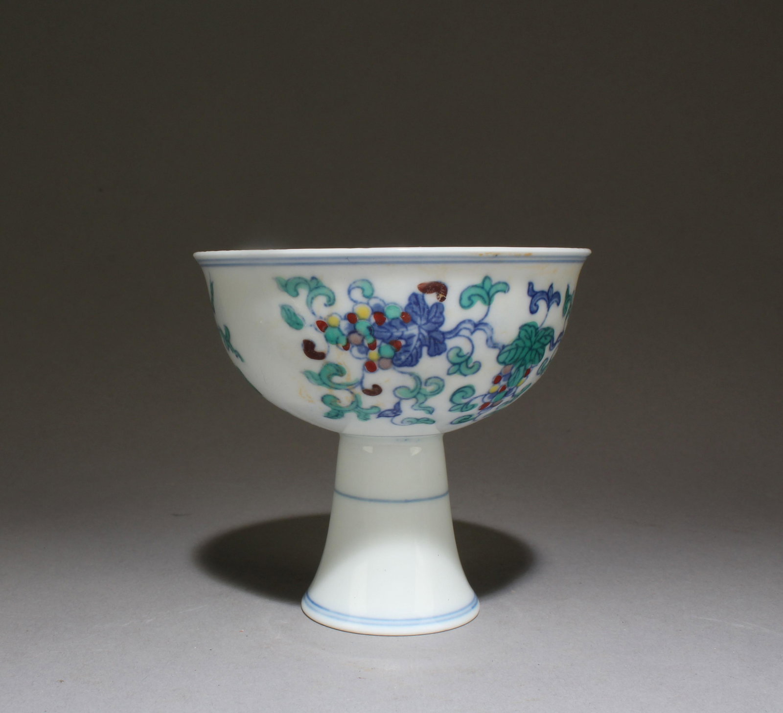 A Doucai Stem Cup - 6