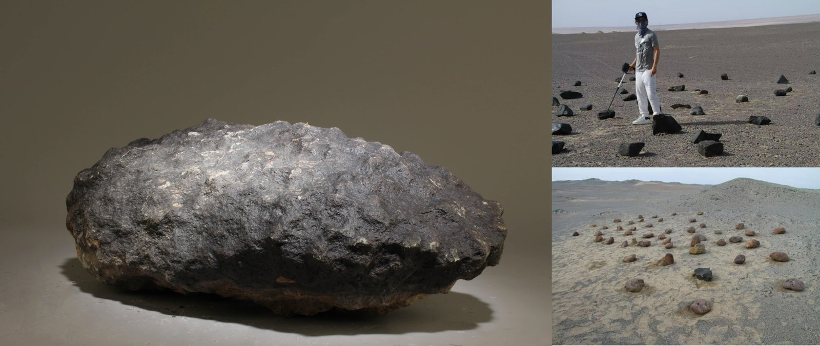 A Possible Meteorite: A Possible Meteorite. Unverified. Dimension: 15.5" x 10.5" x 5".