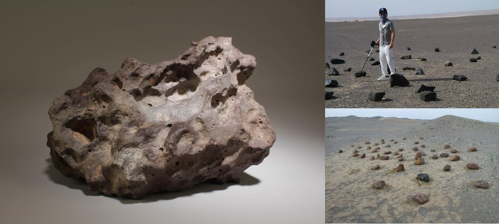 A Possible Meteorite: A Possible Meteorite. Unverified. Dimension: 12" x 6.25" x 5".