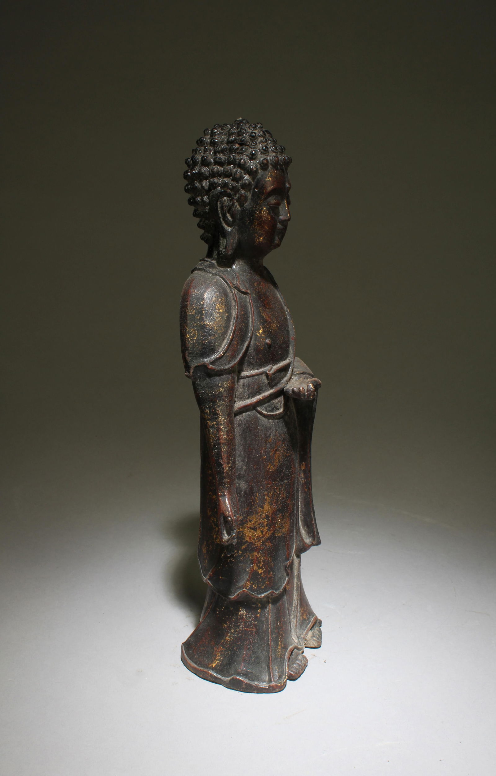 A Bronze Buddha Statue - 4