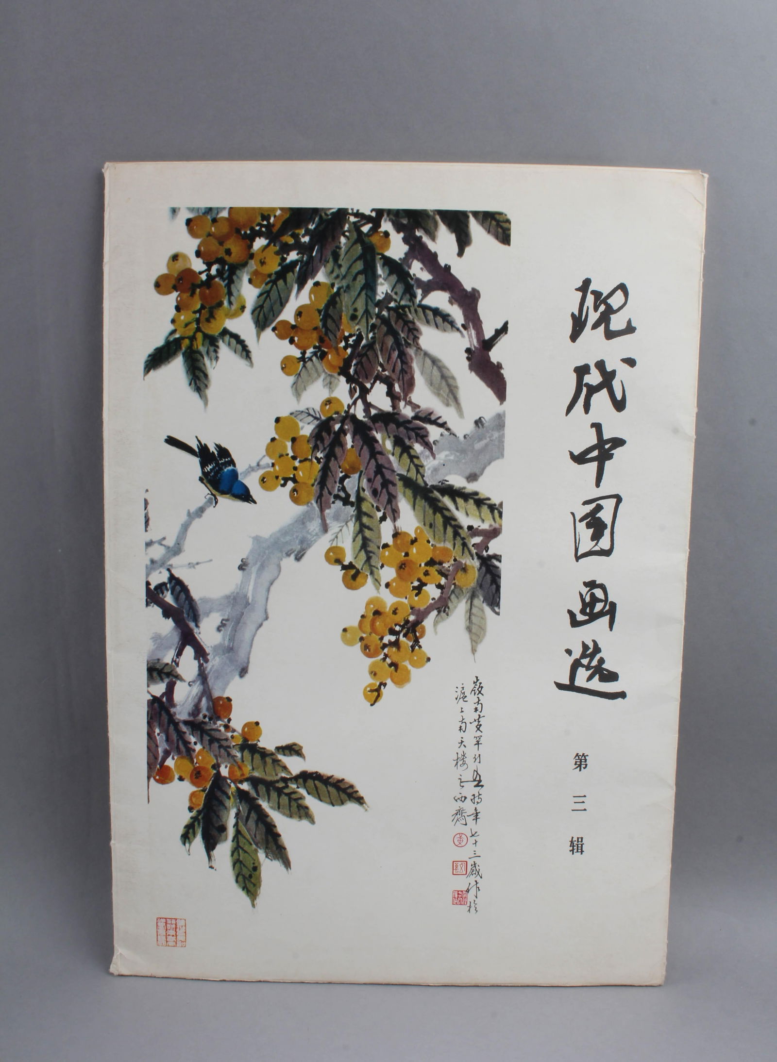 A Print Booklet of 'Modern Chinese Painting': A Print Booklet of 'Modern Chinese Painting' (loose copy) by various artists. Length: 10.25" Height: 14.75"