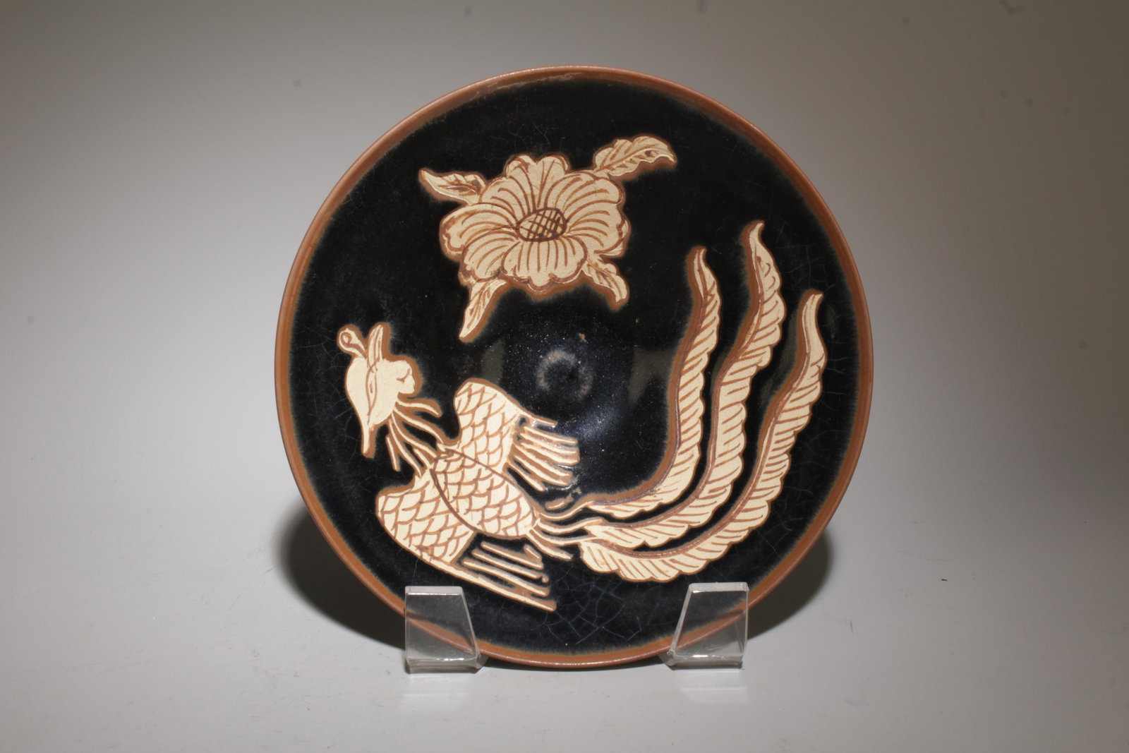 A Jizhou Ware Bowl: A Jizhou Ware Bowl. Dimension: 6.25" x 2".