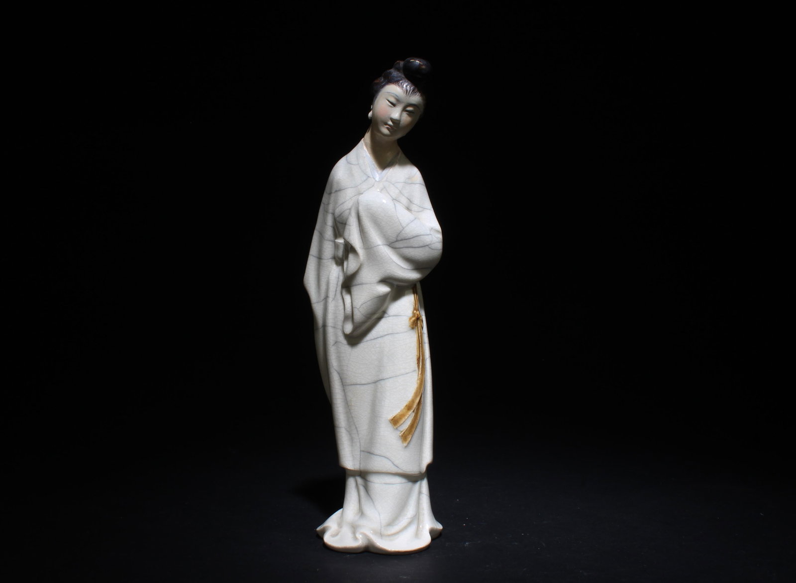 A Shiwan Pottery Standing Figure (1 of 4)