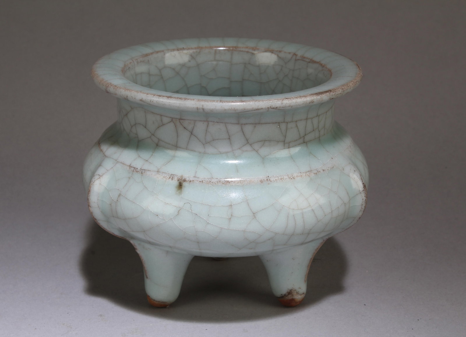 A LongQuan Tripod Incense Burner (1 of 4)