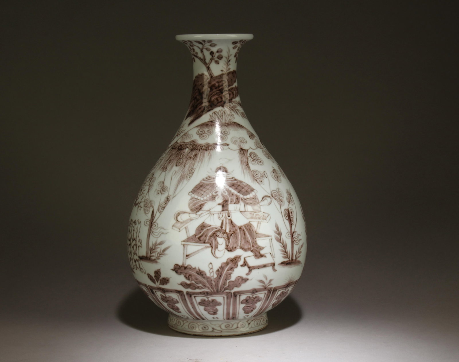 A Chinese Iron Red Design Porcelain Vase (1 of 5)