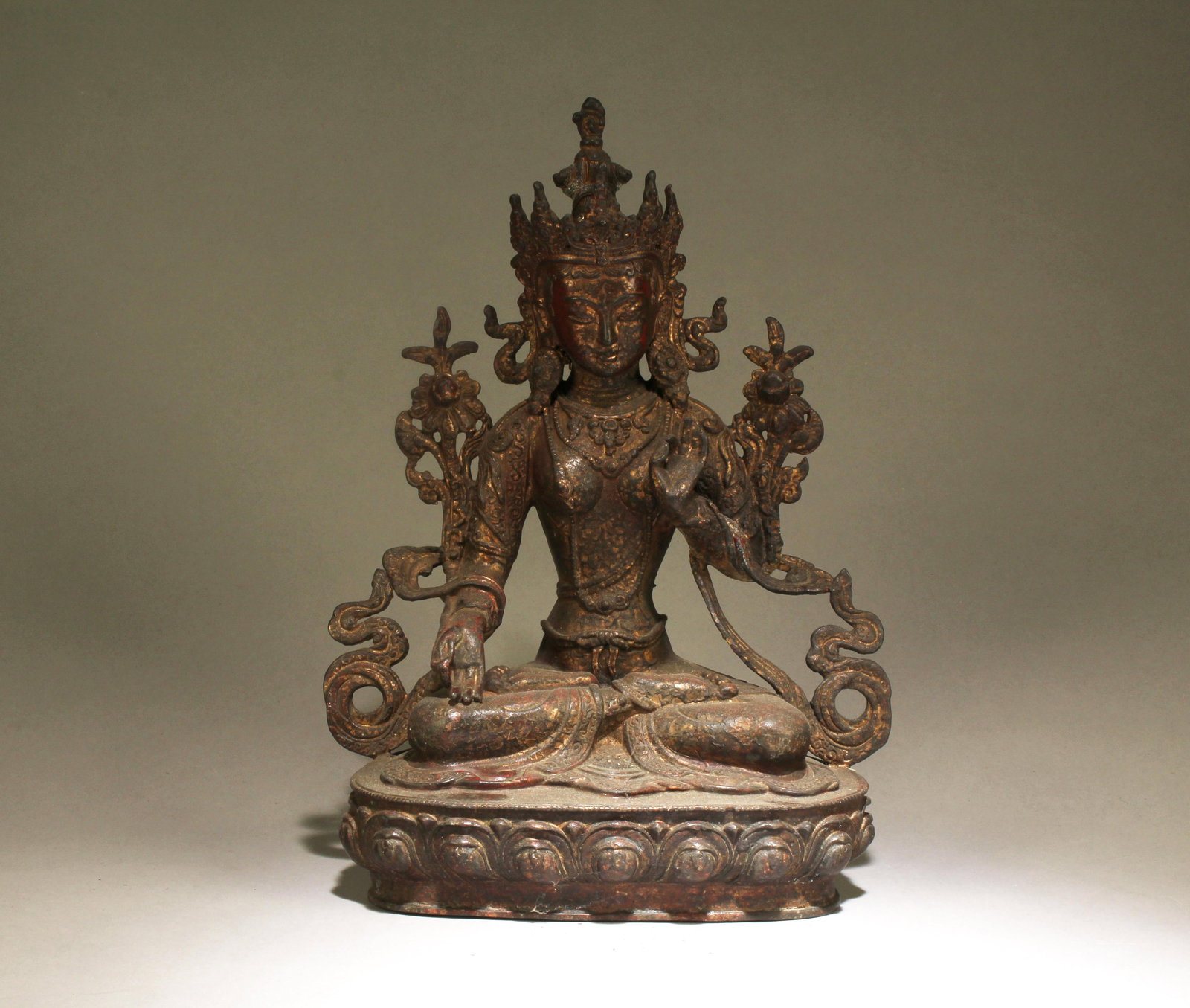 A Tibet Buddhist Bronze Statue (1 of 8)