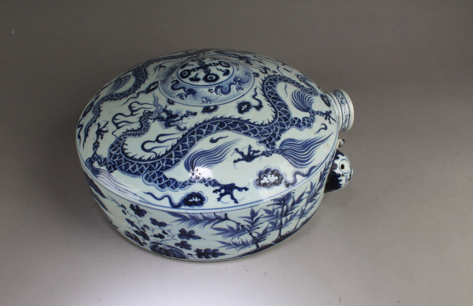 Chinese Blue & White Moonflask Vase (1 of 5)