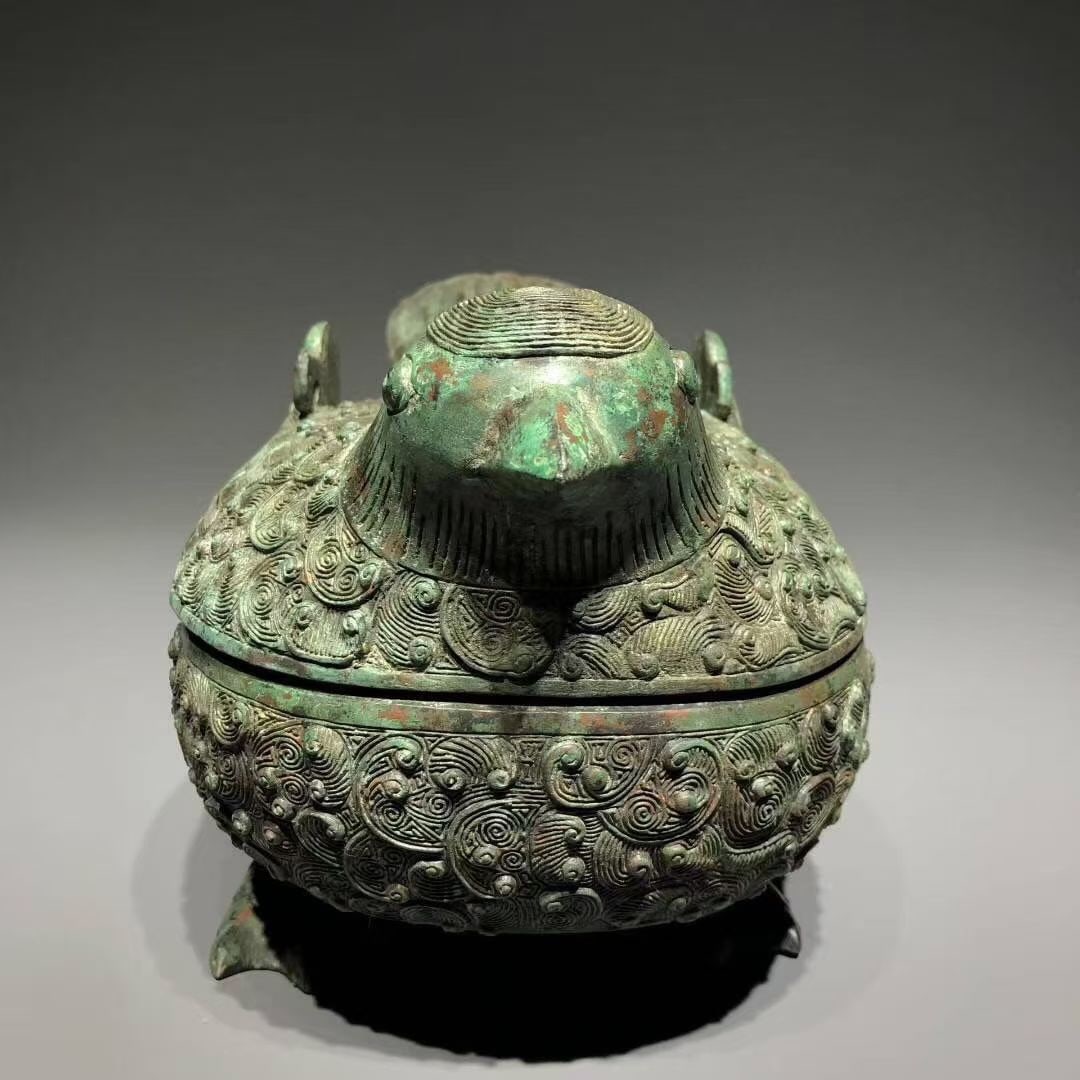 A Bronze Bird-Shaped Box - 2