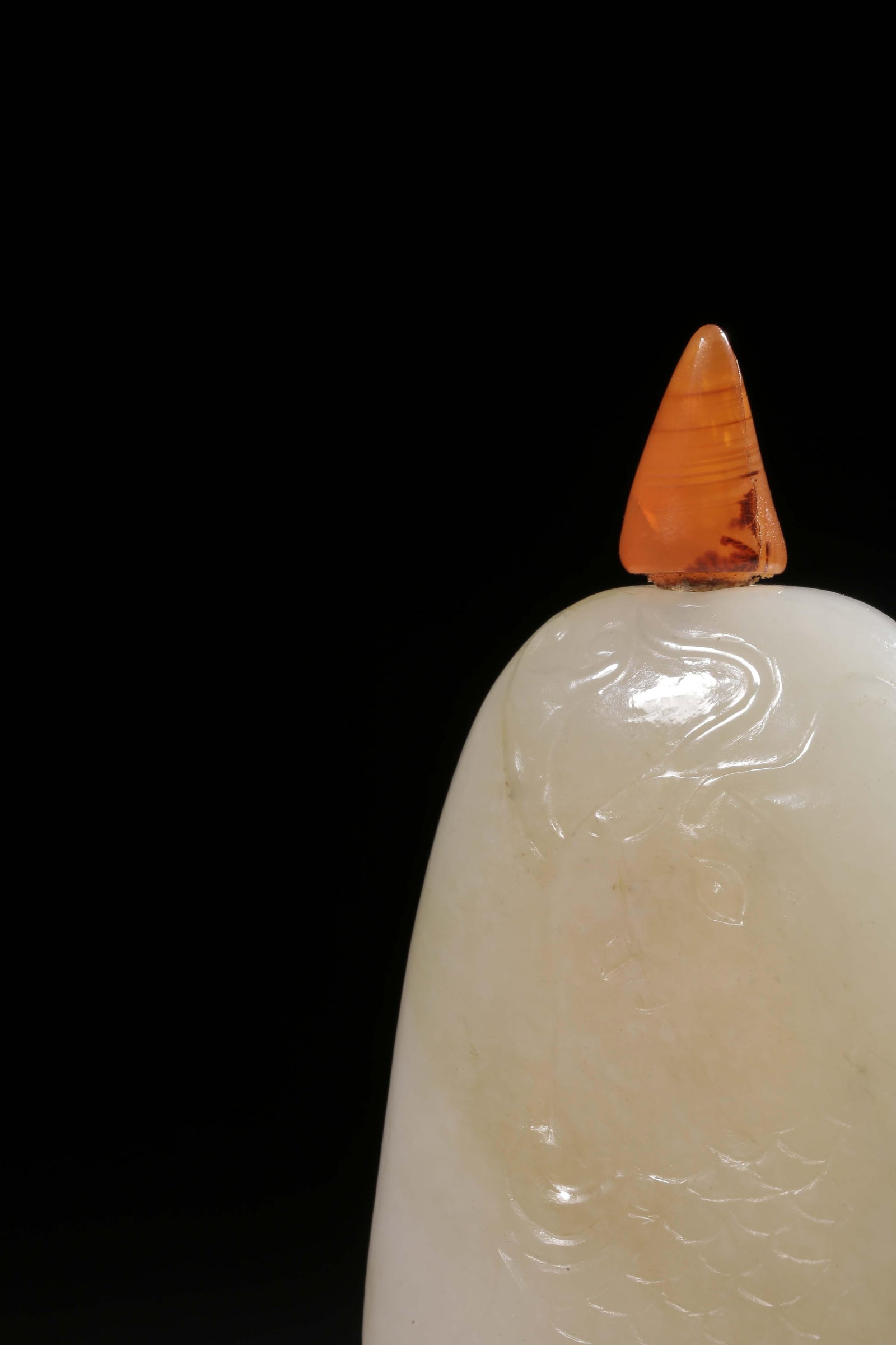 A Hetian Jade Snuff Bottle - 3