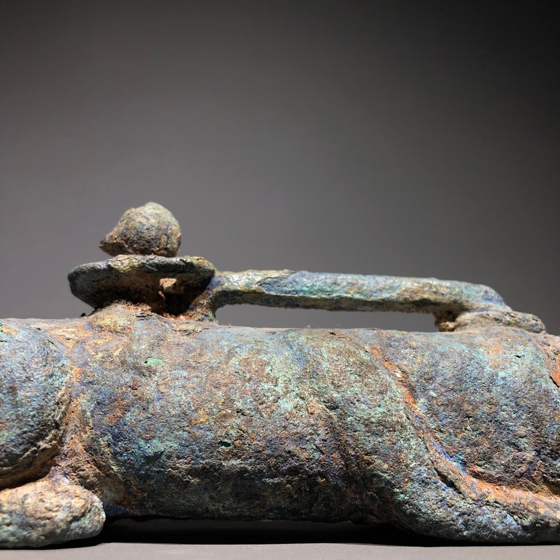 A Bronze and Jade Ornament - 2