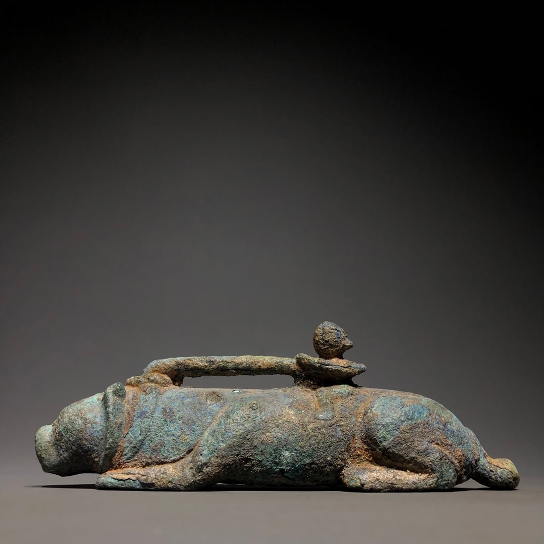 A Bronze and Jade Ornament - 3