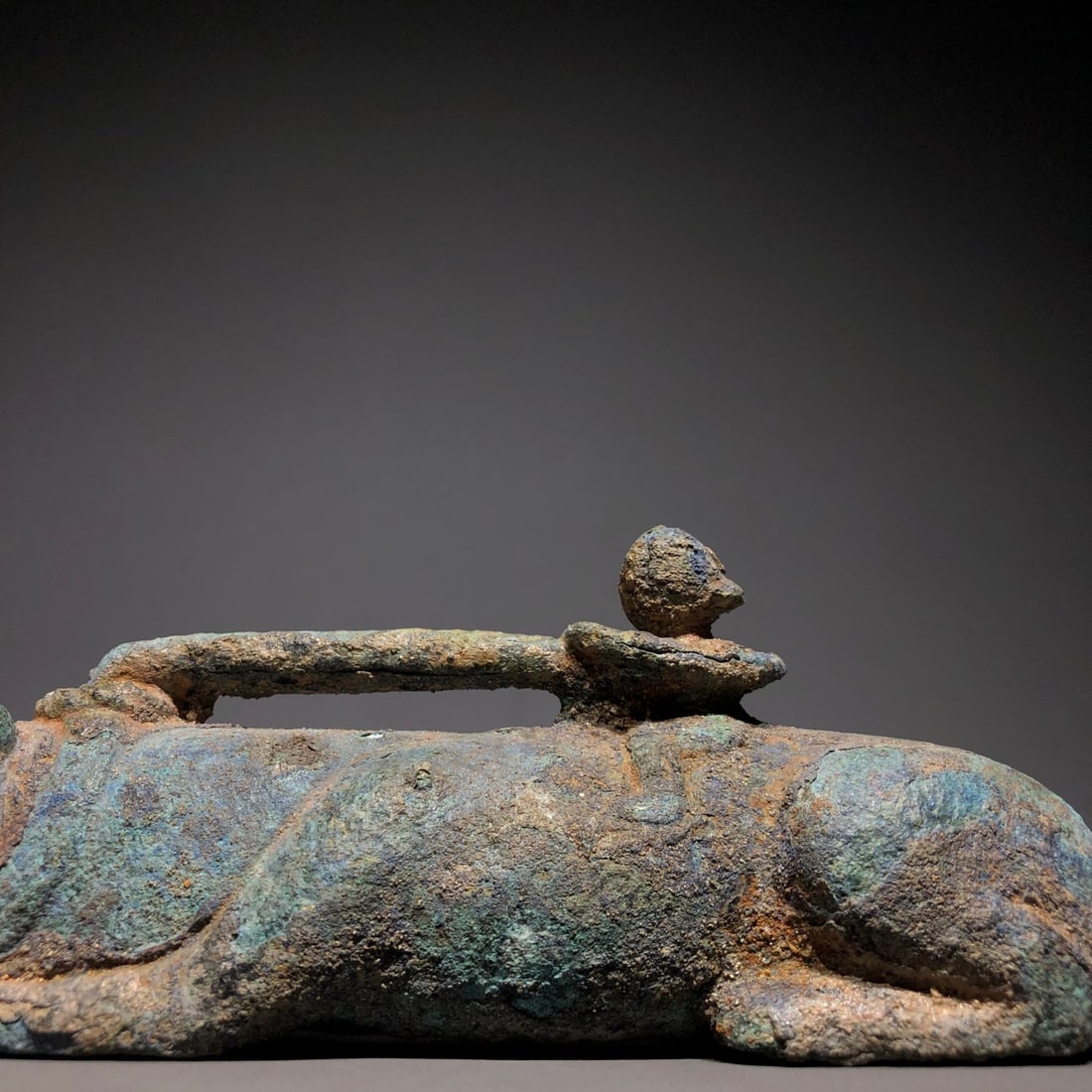 A Bronze and Jade Ornament - 5