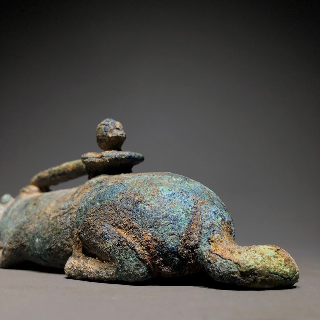 A Bronze and Jade Ornament - 7