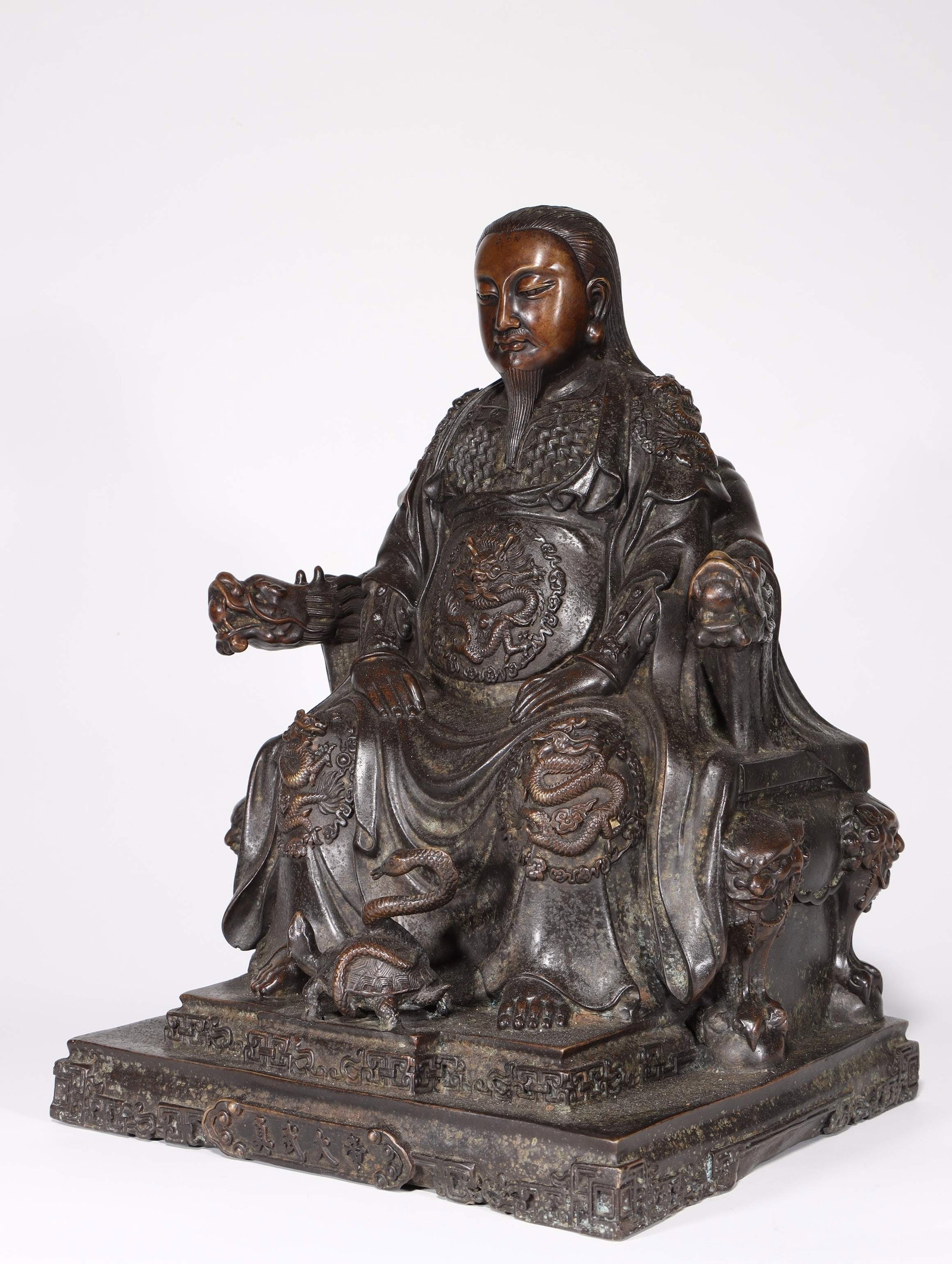 A Bronze Zhenwu Statue - 4