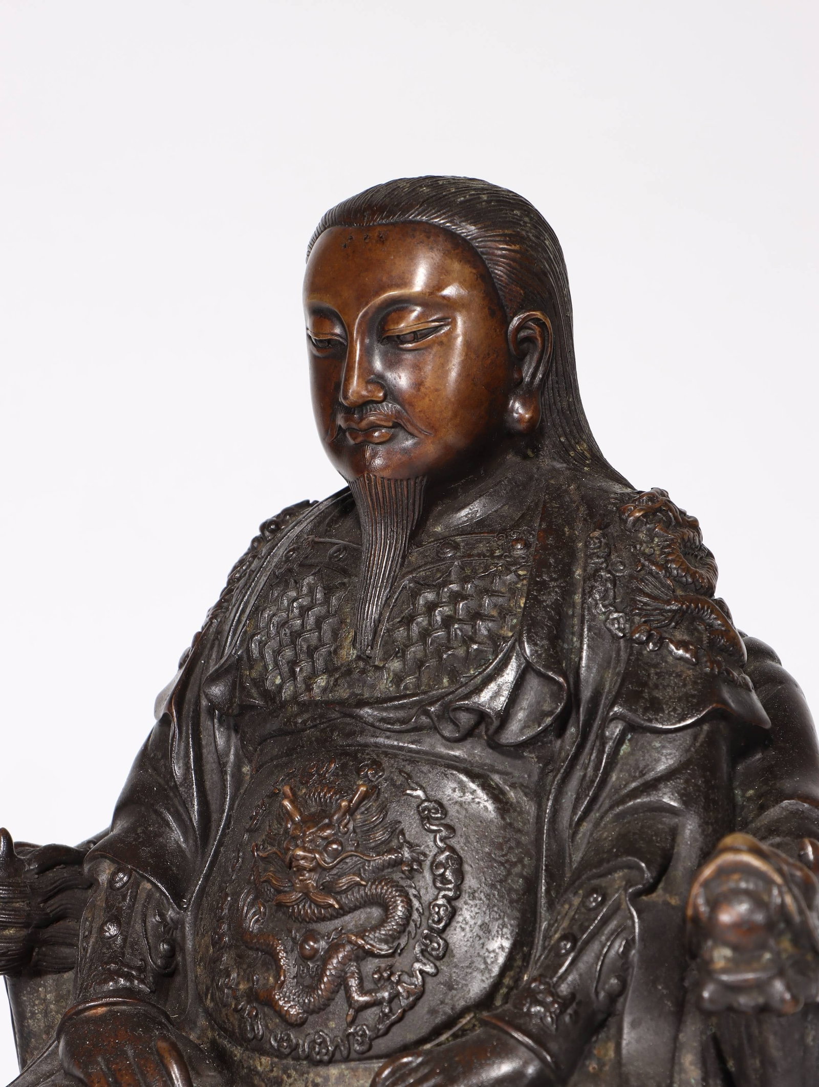 A Bronze Zhenwu Statue - 5