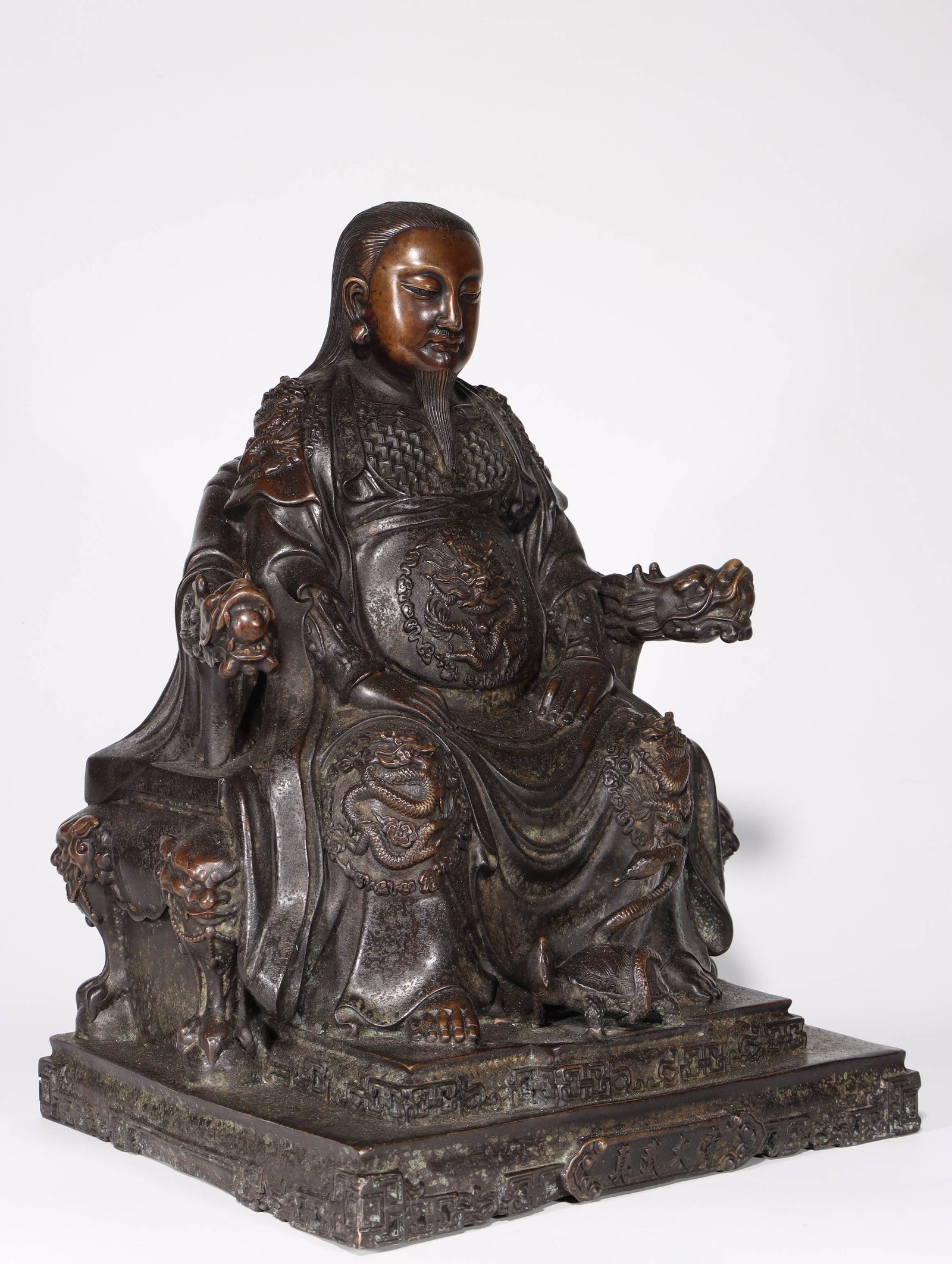 A Bronze Zhenwu Statue - 6