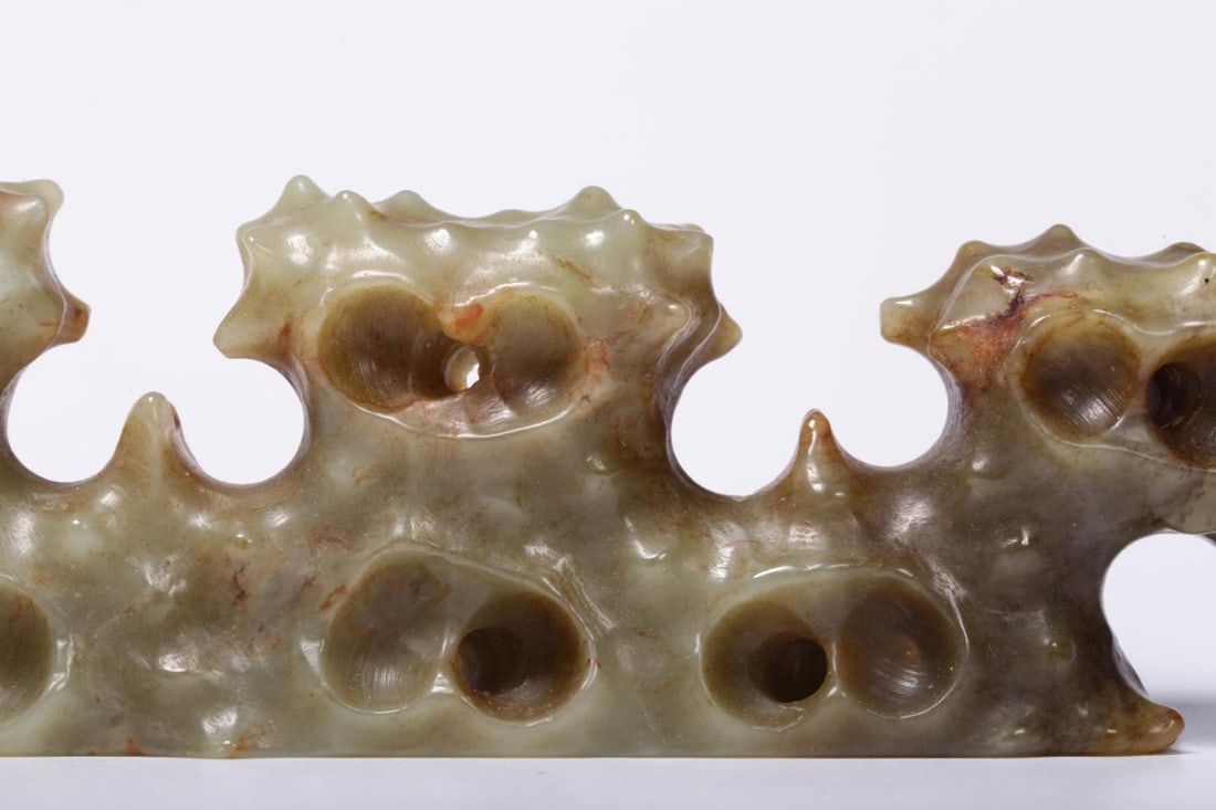 A Hetian Jade Brushrest - 5