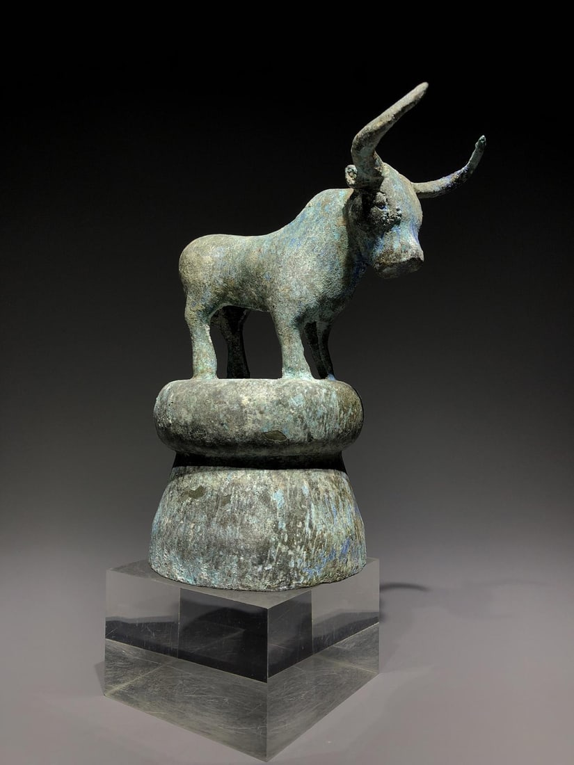 A Bronze Standing Ox - 5