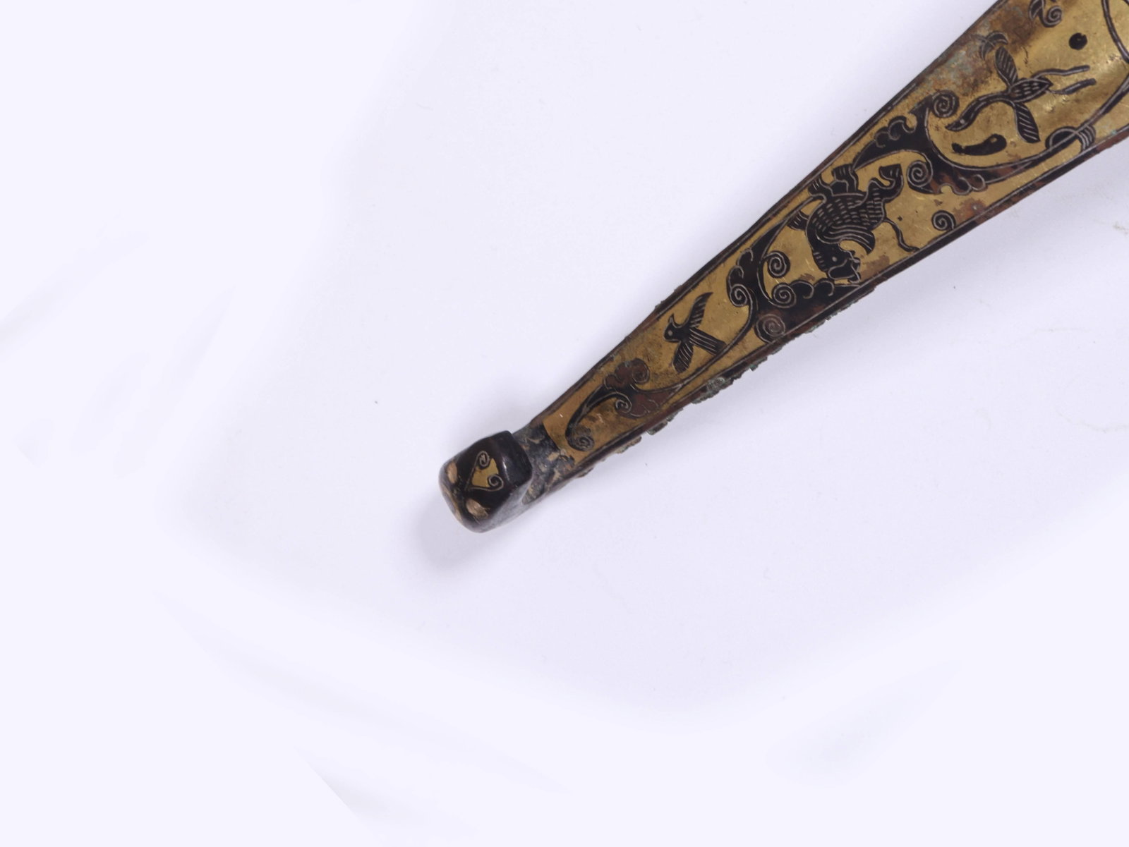 A Bronze Belt Hook - 7