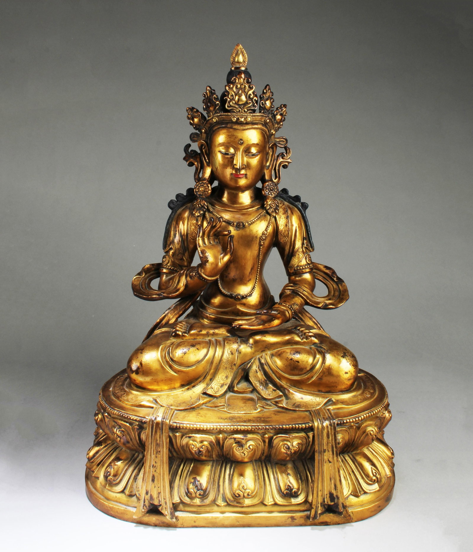 Ming Dynasty Gilt Bronze Bodhisattva Statue (1 of 6)