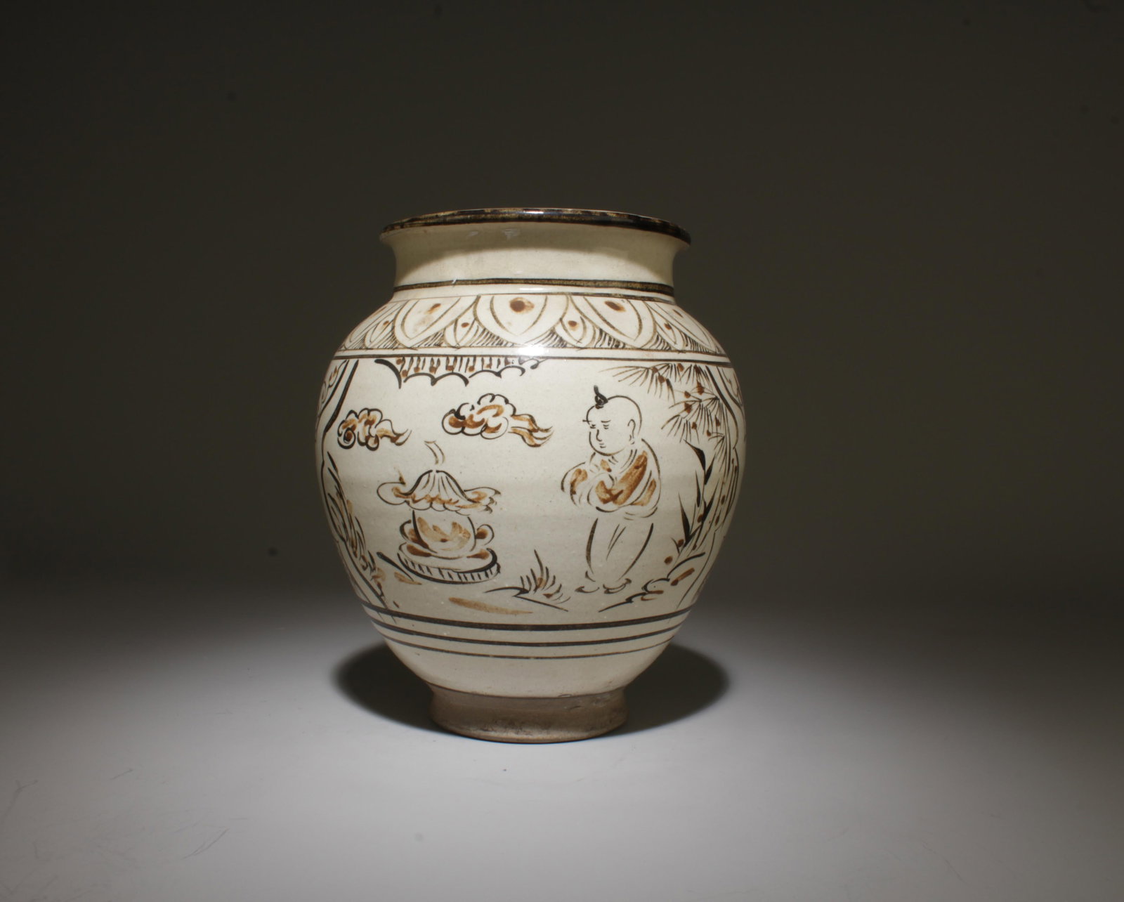 Chinese Pottery Jar (1 of 6)