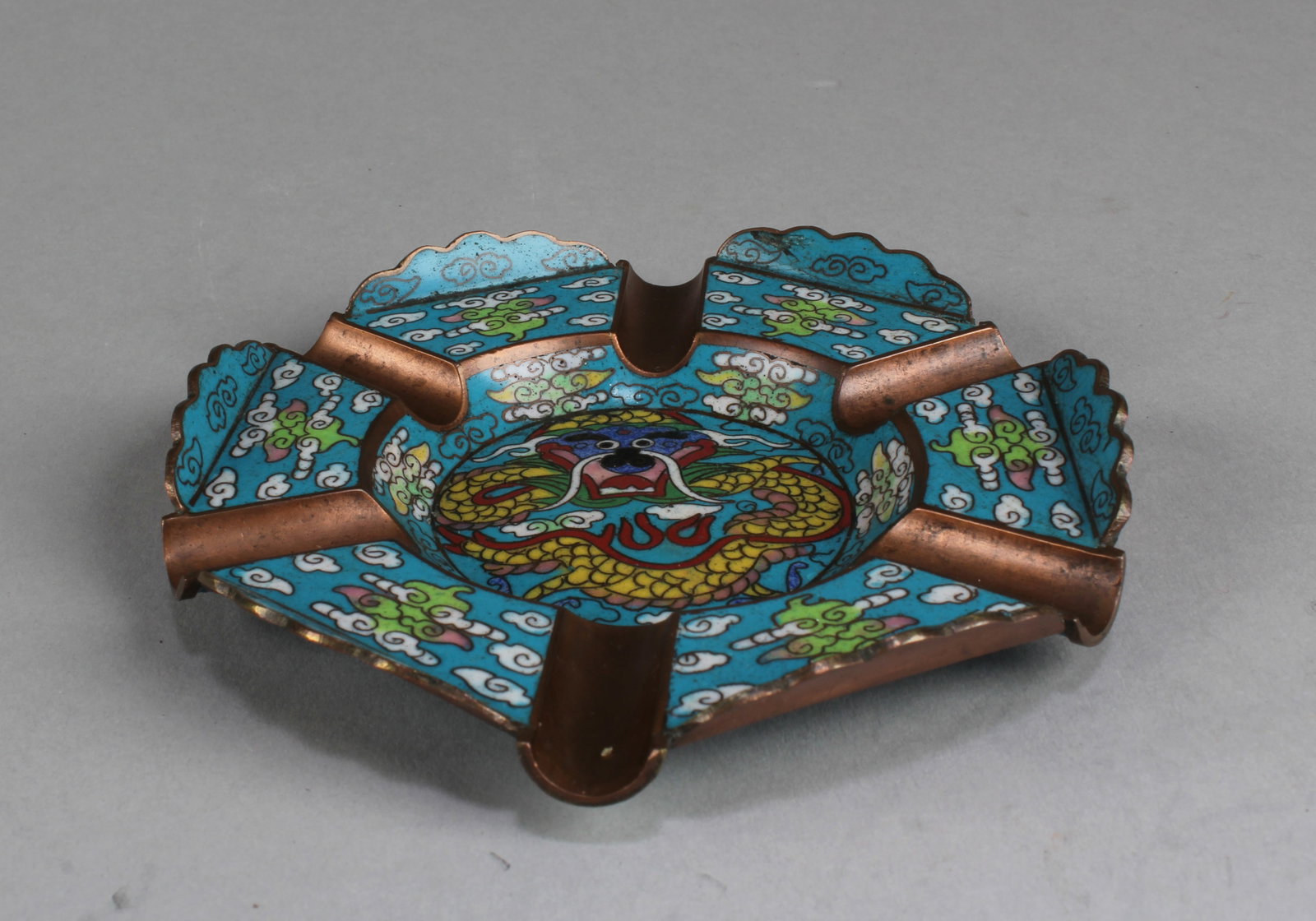 A Cloisonne Ashtray - 2