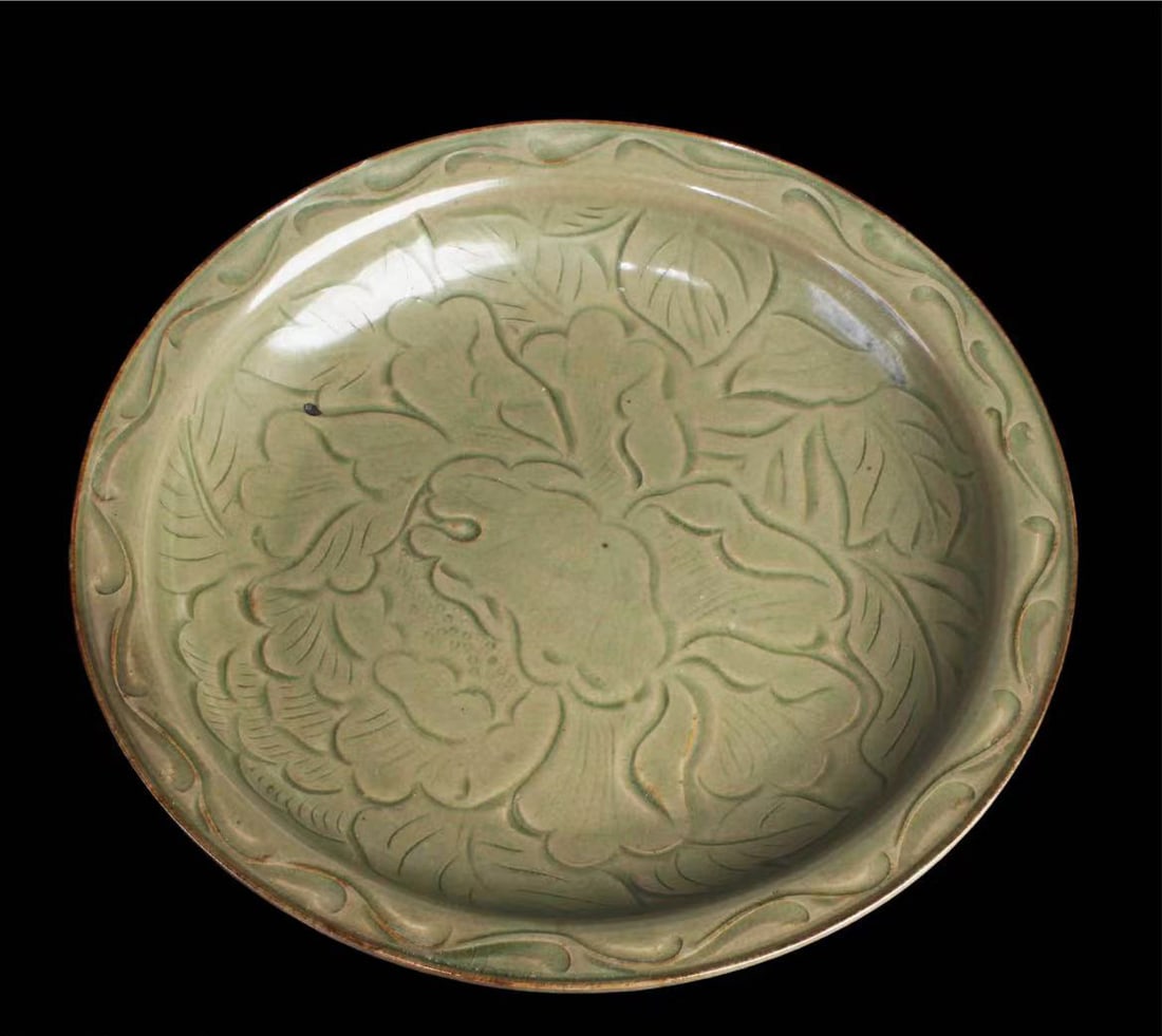 Antique Chinese YaoZhou Plate (1 of 4)