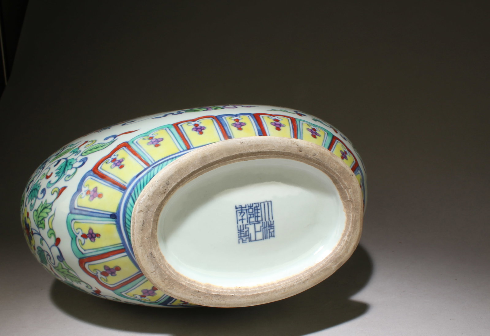 A Doucai Moon Vase - 7