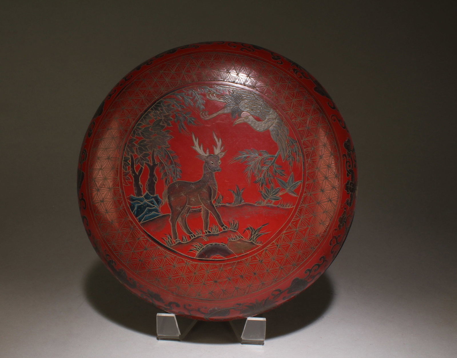 A Chinese Deer Lacquer Box (1 of 4)