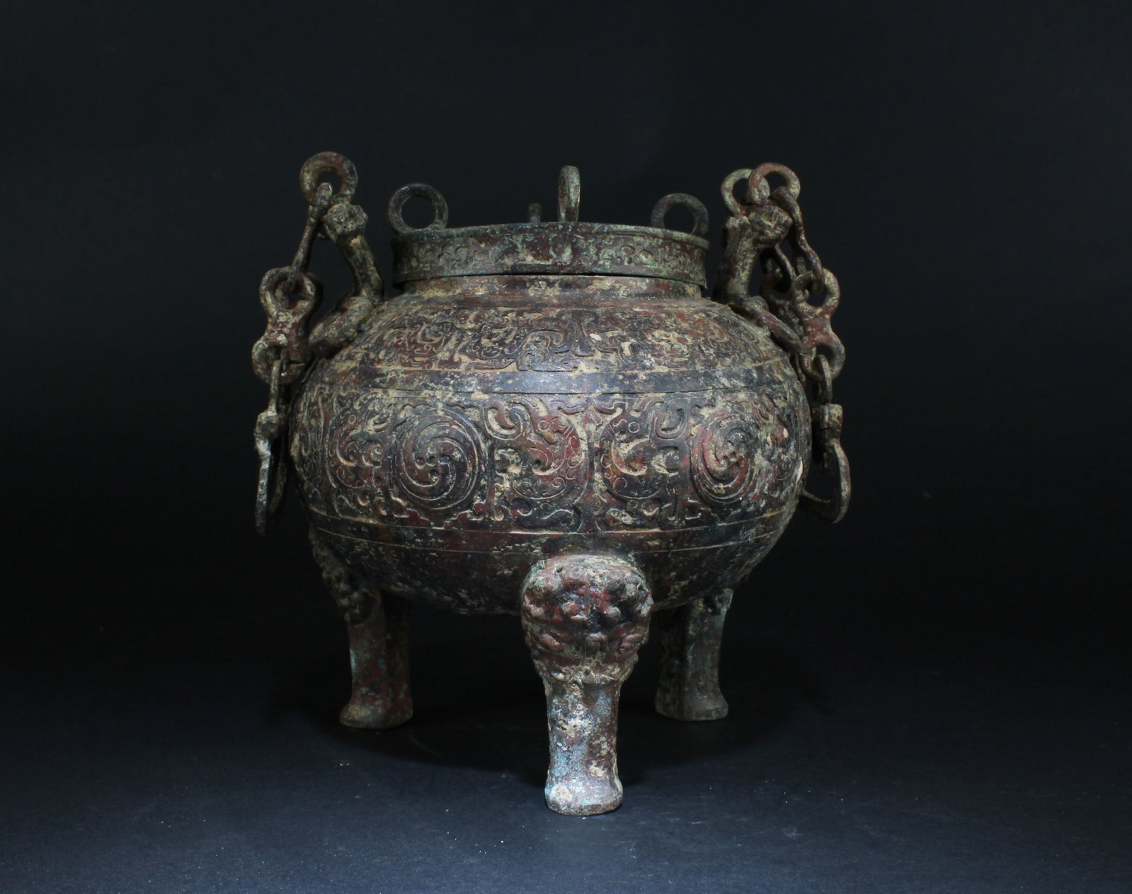Chinese Bronze Tripod Censer (1 of 9)