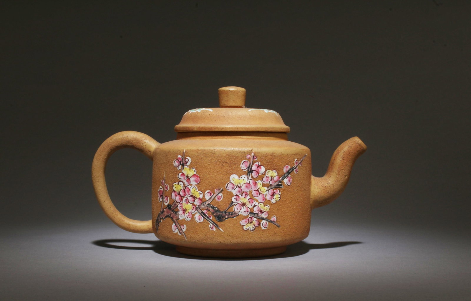 A Zisha Teapot: A Zisha Teapot. Dimensions: 8.5" x 5".