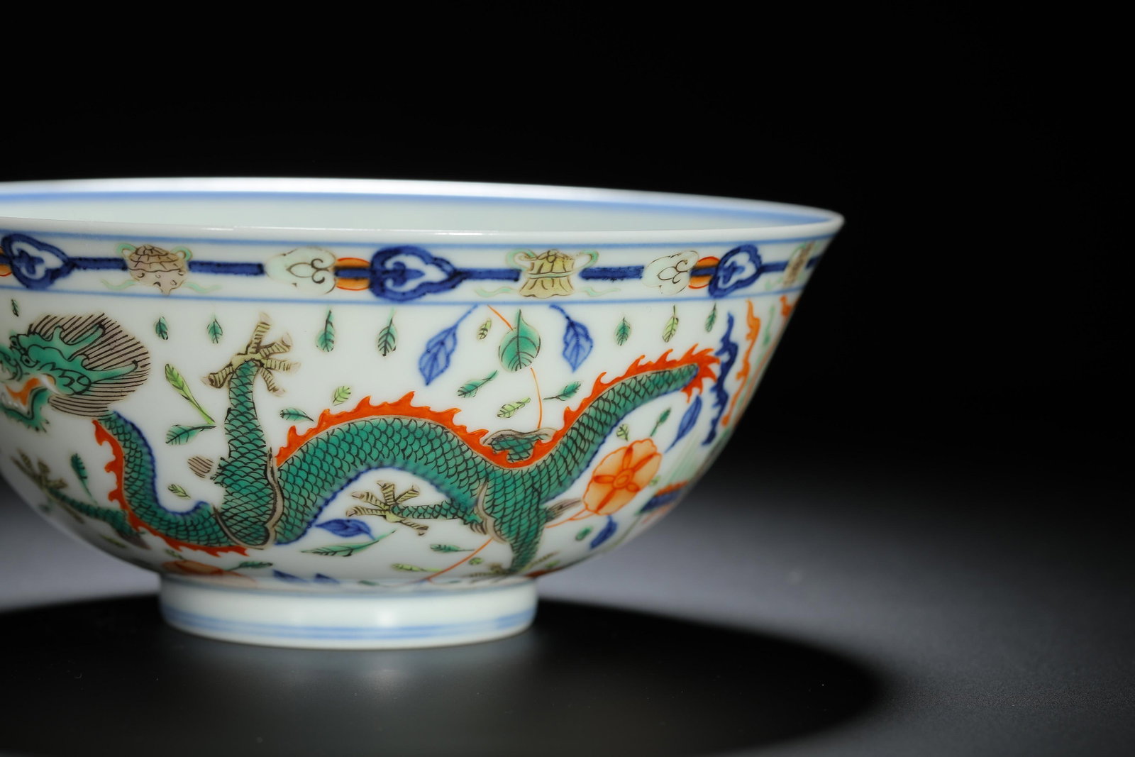 Wucai Dragon Bowl - 3