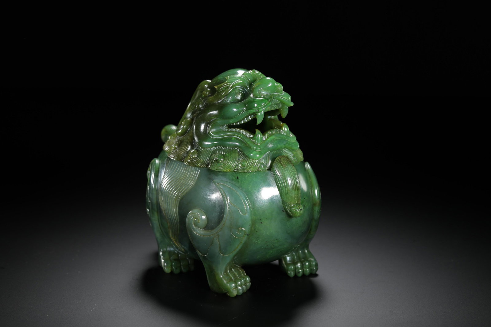 Celadon Jade Scent Burner - 2