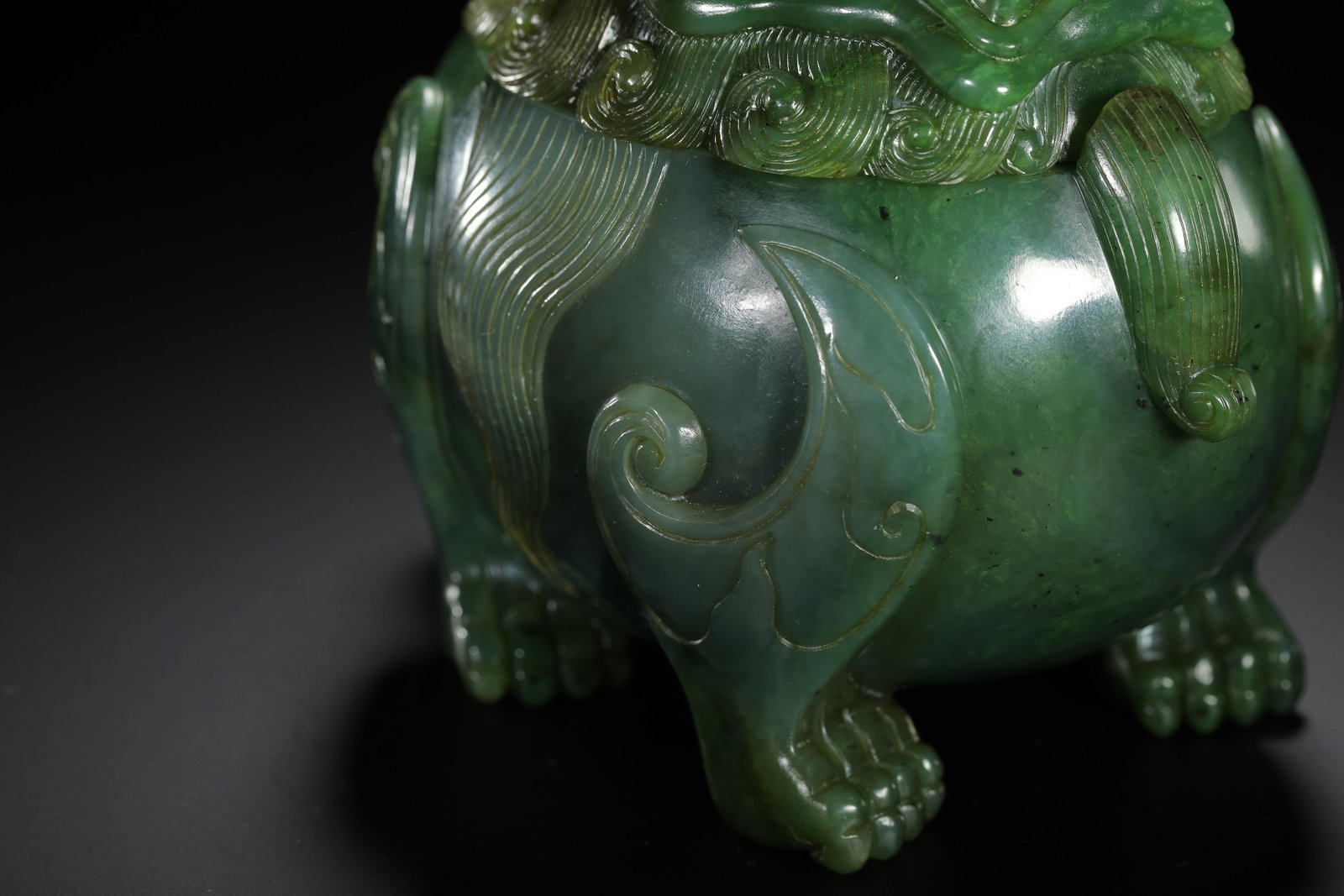 Celadon Jade Scent Burner - 5