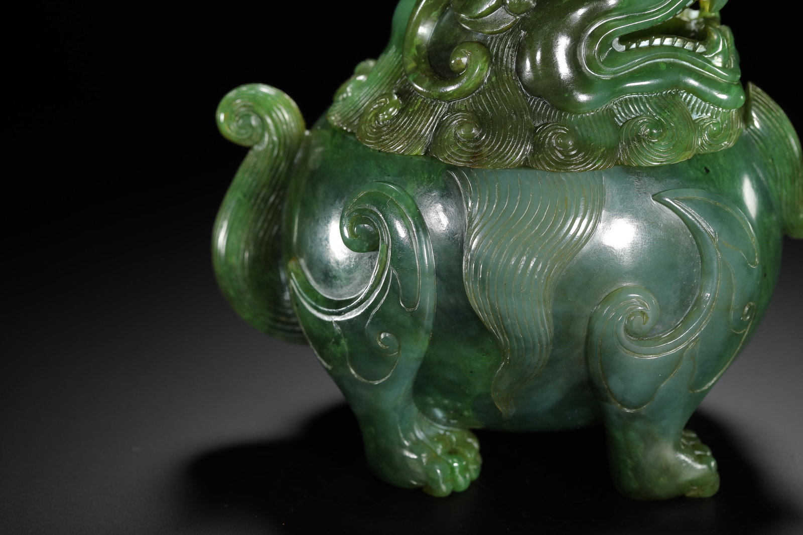 Celadon Jade Scent Burner - 7
