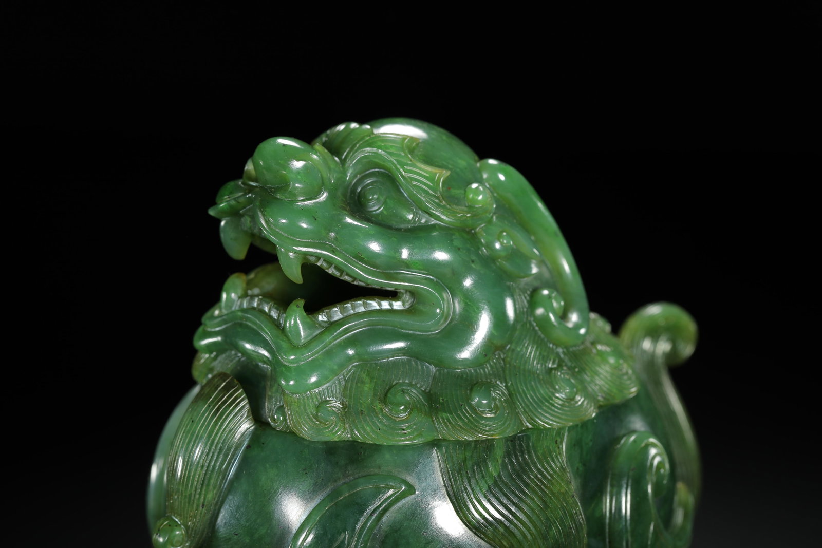 Celadon Jade Scent Burner - 9