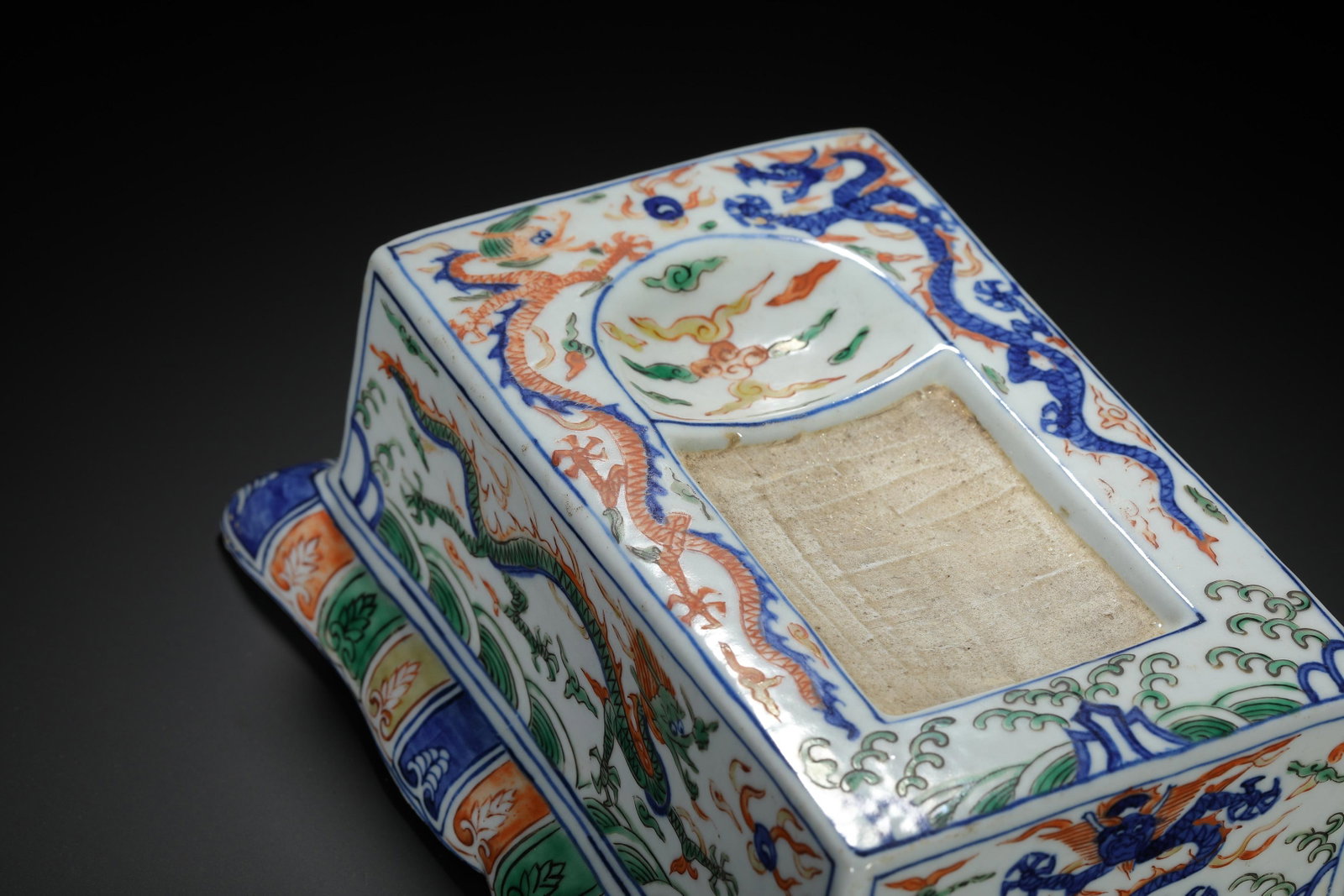 Wucai Dragon Inkstone - 6