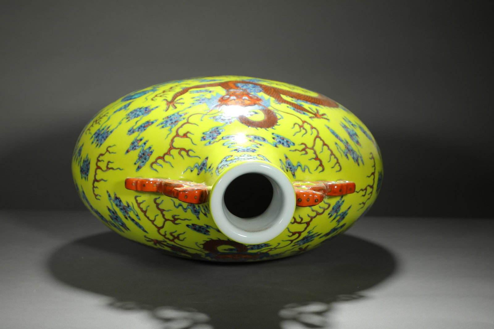 Yellow-Ground Dragon Moonflask - 11