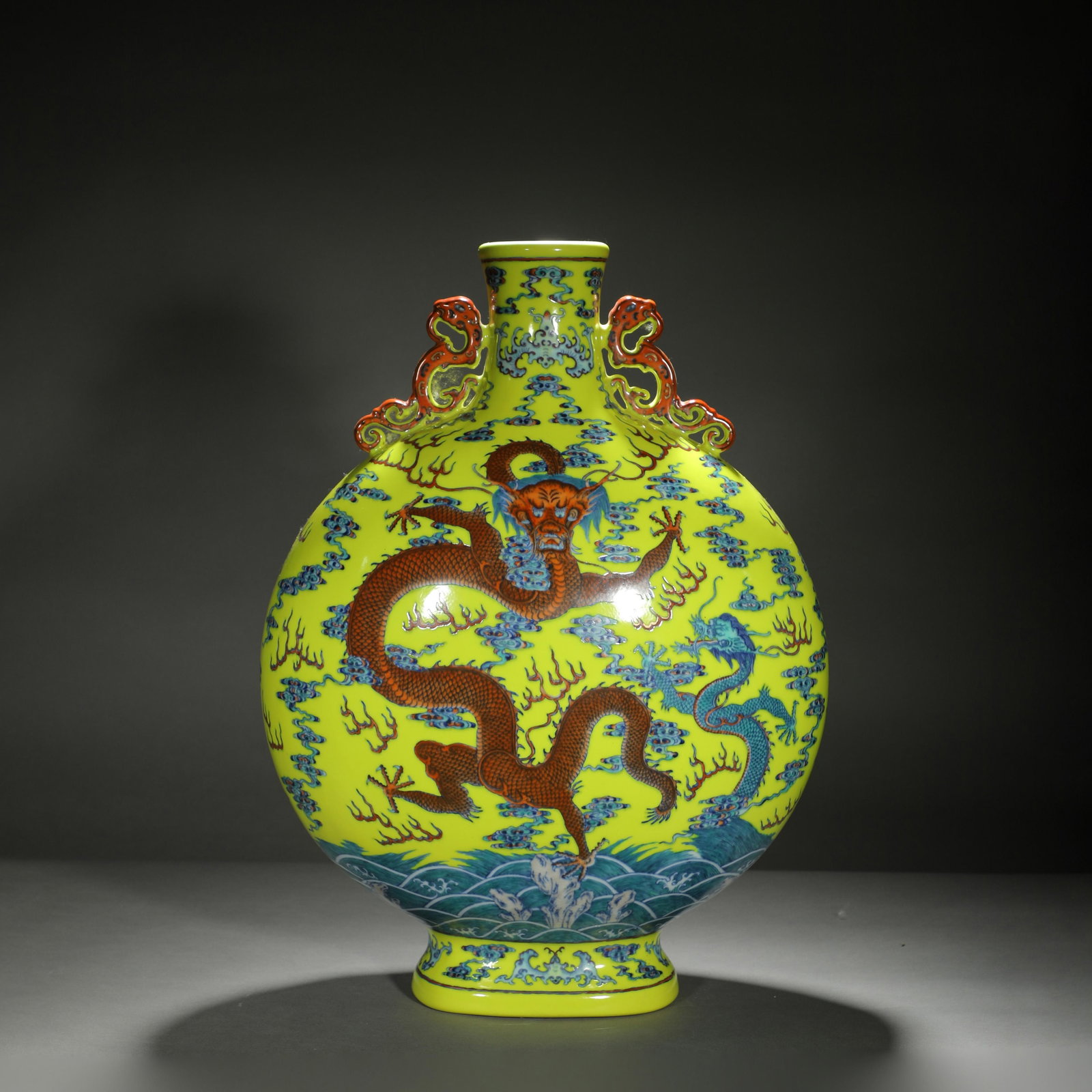 Yellow-Ground Dragon Moonflask (1 of 13)