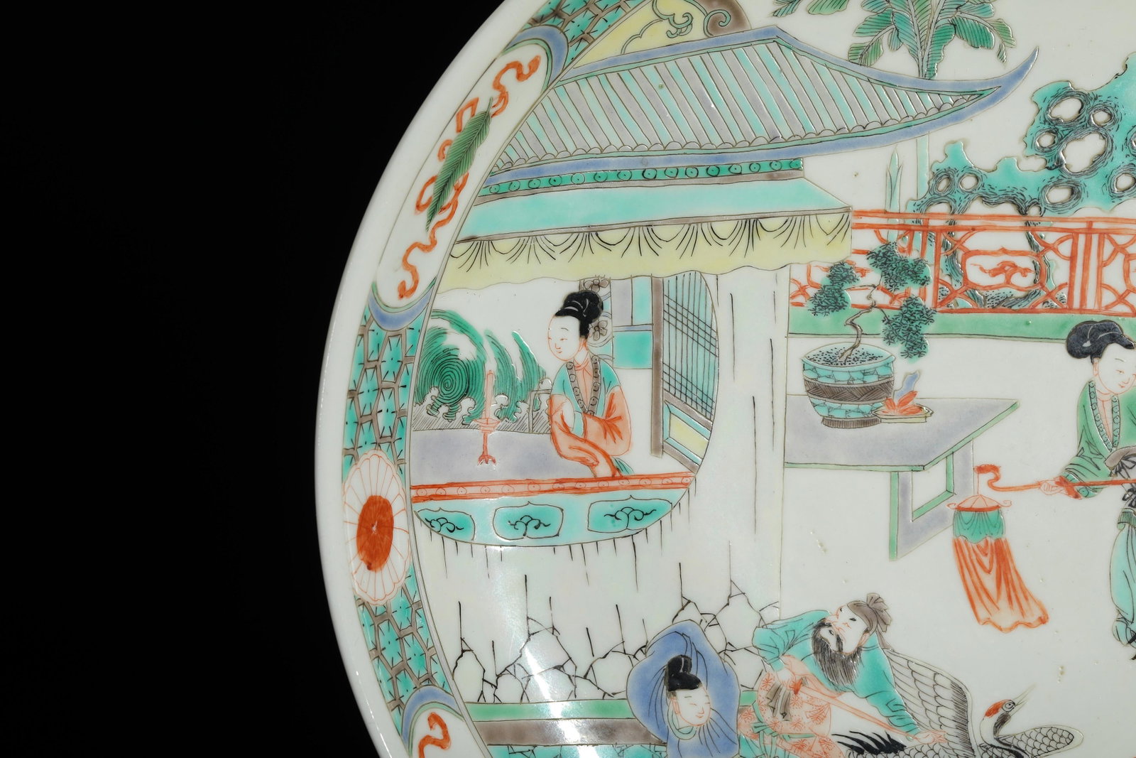 Wucai Figural Plate - 4