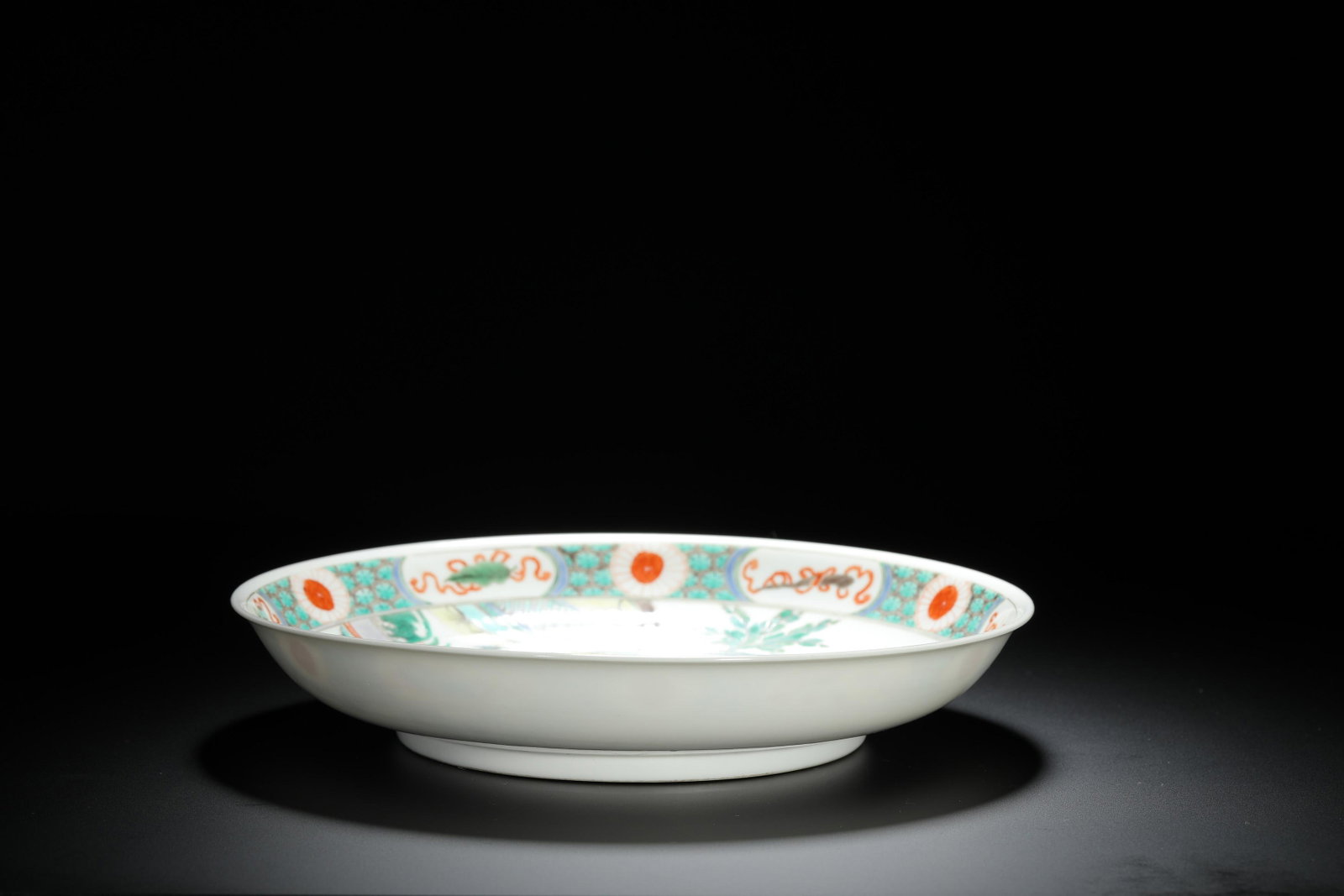 Wucai Figural Plate - 8